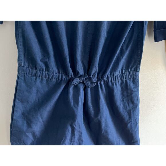 COS | Navy Drawstring Shorts Romper | US Sz 2 - Picture 5 of 13